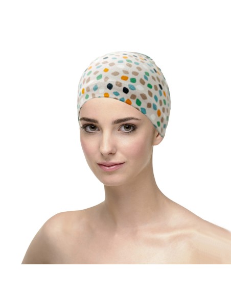 Gorro de Dormir Natalia en Algodón Carebell ·  Suavidad y Confort Oncológico