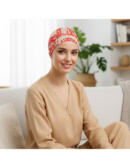 Gorro de Dormir Natalia en Algodón Carebell ·  Suavidad y Confort Oncológico