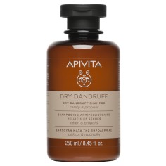 Champú anticaspa seca de Apivita con ingredientes naturales en Oncoestética.