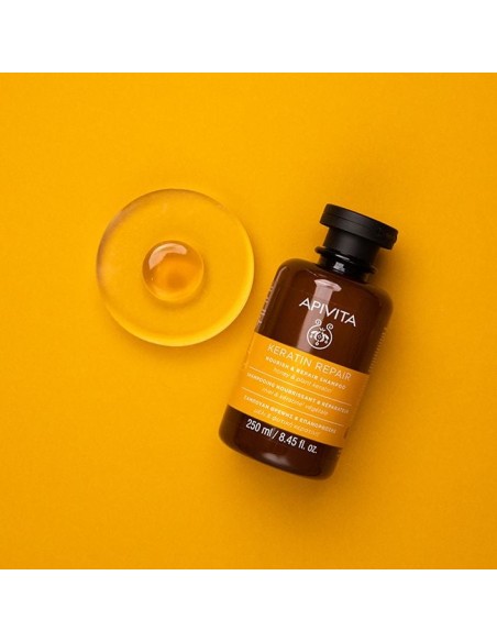 Champú APIVITA para cabello seco y dañado