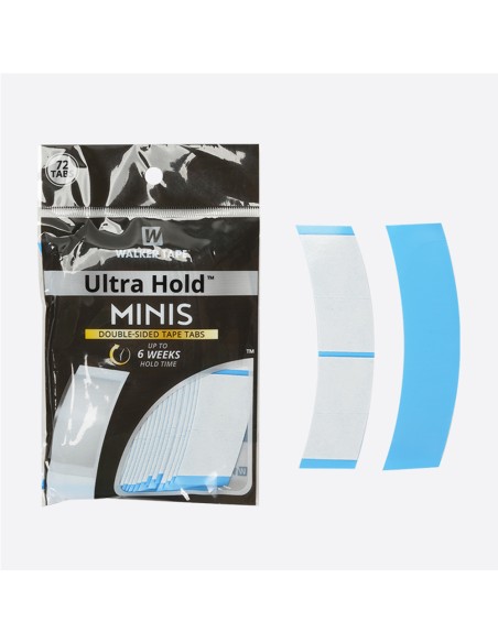 Ultra Hold Tape Minis 72 uds – Cinta Adhesiva de Alta Fijación para Pelucas y Prótesis Capilares