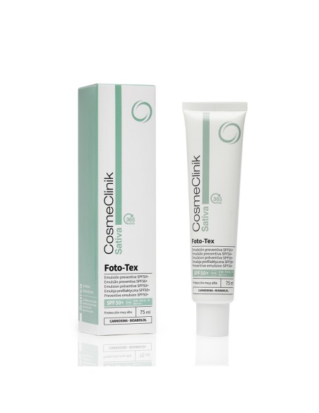 Sativa Foto-Tex Emulsión Preventiva SPF50+ – Protección Solar Oncológica.