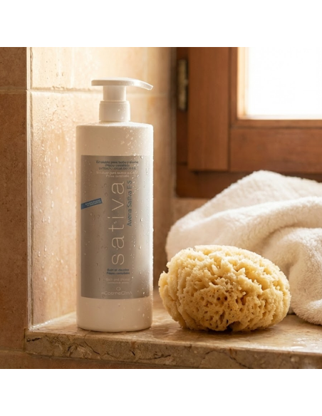 Sativa Avena E5 — Gel de Baño y Ducha Suave para Piel Sensible y Radioterapia
