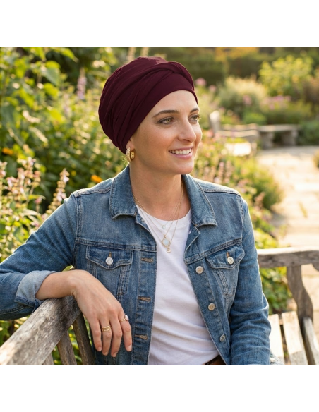 CAREBELL· Turbante Oncológico Confort · Algodón Orgánico · Varias Tonalidades.