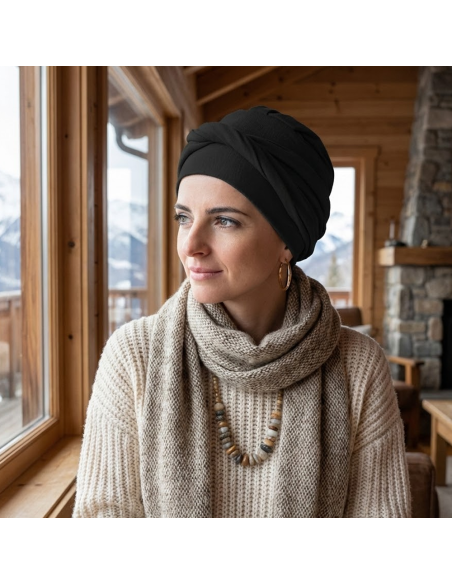 CAREBELL· Turbante Oncológico Confort · Algodón Orgánico · Varias Tonalidades.