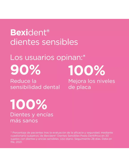 BEXIDENT · Pasta Dentífrica para Dientes Sensibles – Alivio y Protección Diaria