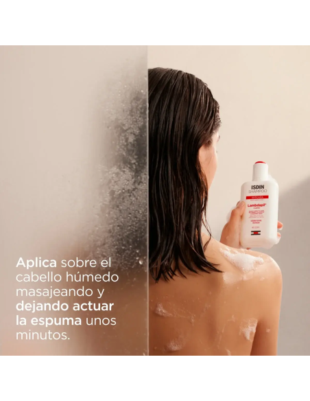 ISDIN Lambdapil Champú Anticaída – Cuidado Capilar Suave que Reduce la Caída y Fortalece el Cabello