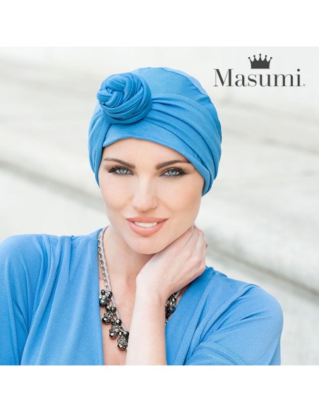 ASHA - Pañuelo Algodón Cintas Largas - MASUMI HEADWEAR