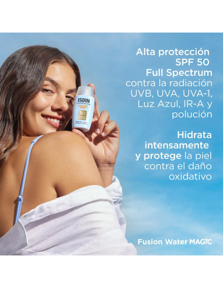 ISDIN Protector Solar Facial Ultraligero SPF 50 – Fusion Water Magic