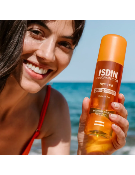 ISDIN Hydro Oil SPF 30 – Fotoprotector Corporal Bifásico Hidratante 200 ml