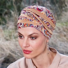 Turbante Oncológico HocShanti Moroccan Paisley · Viscosa...