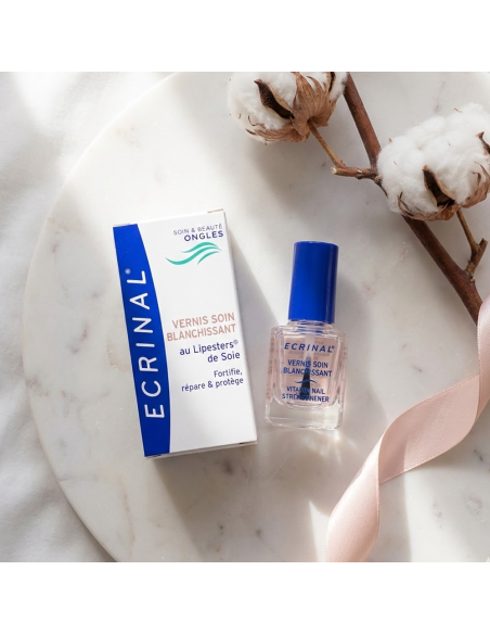 Esmalte Blanqueador Ecrinal para Uñas Amarillas y Apagadas