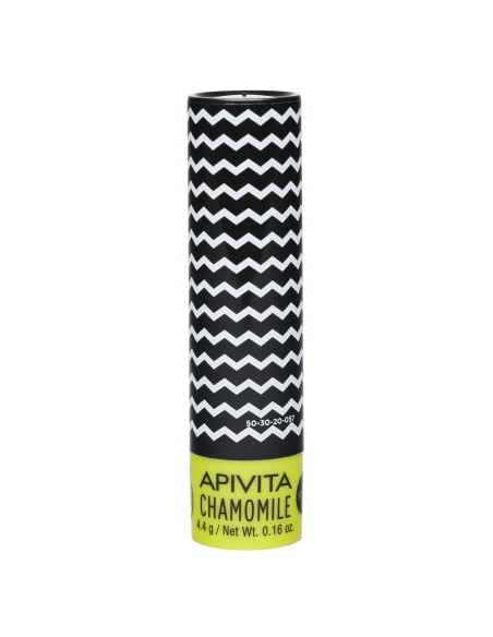 APIVITA LIP CARE Bálsamo Labial con Camomila SPF 15 | Labios Sensibles