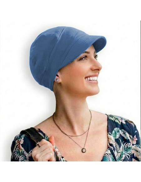 Gorra Oncológica Capri de Bambú Carebell Headwear | Confort y Protección Solar