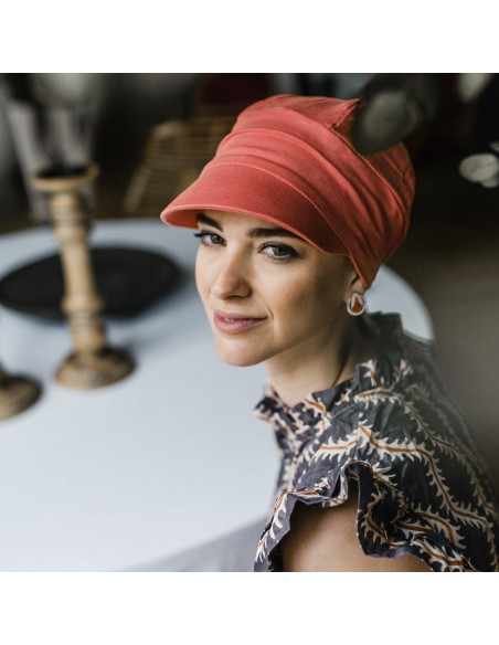 Gorra Oncológica Capri de Bambú Carebell Headwear | Confort y Protección Solar