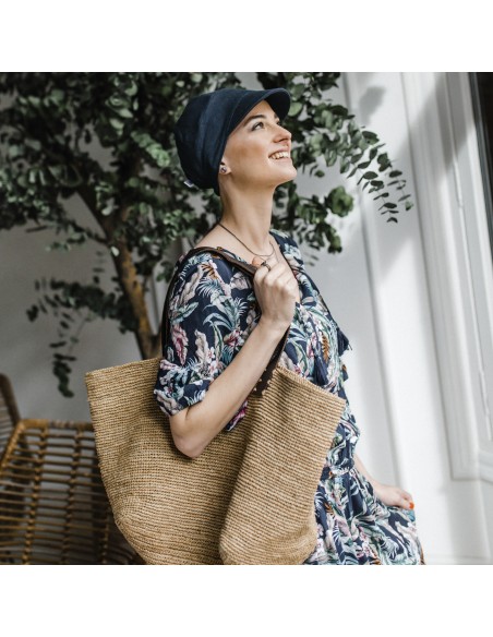 Gorra Oncológica Capri de Bambú Carebell Headwear | Confort y Protección Solar