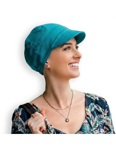 Gorra Oncológica Capri de Bambú Carebell Headwear | Confort y Protección Solar