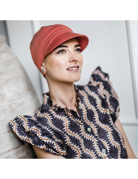 Gorra Oncológica Capri de Bambú Carebell Headwear | Confort y Protección Solar