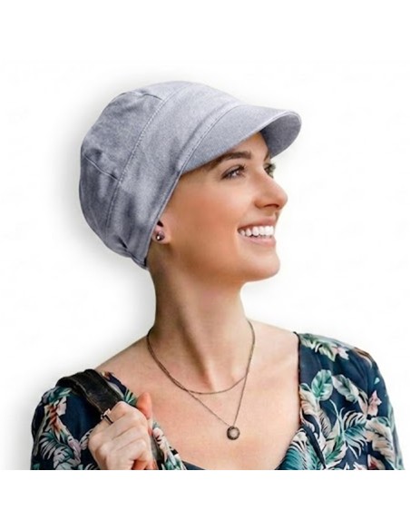 Gorra Oncológica Capri de Bambú Carebell Headwear | Confort y Protección Solar