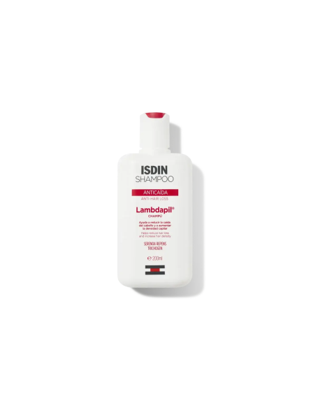 ISDIN Lambdapil Champú Anticaída – Cuidado Capilar Suave que Reduce la Caída y Fortalece el Cabello