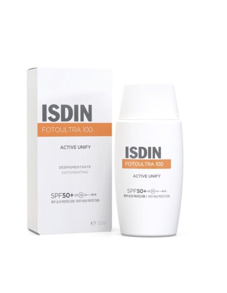ISDIN Foto Ultra 100 Active Unify Fusion Fluid SPF 50+ – Fotoprotector Facial Antimanchas