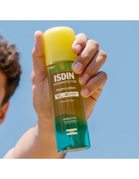ISDIN HydroLotion SPF 50 – Fotoprotector Corporal Bifásico Hidratante
