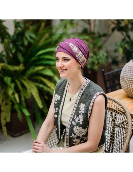Turbante Oncológico Elegance Nómada – Carebell Headwear