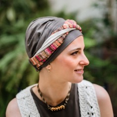 Turbante Oncológico Elegance Masala – Carebell Headwear