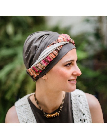Turbante Oncológico Elegance Masala – Carebell Headwear