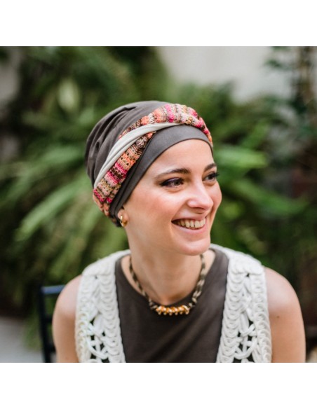 Turbante Oncológico Elegance Masala – Carebell Headwear