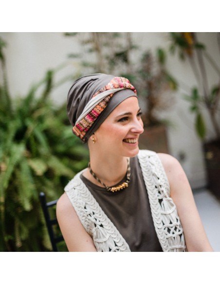 Turbante Oncológico Elegance Masala – Carebell Headwear