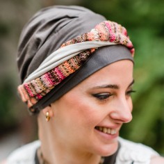 Turbante Oncológico Elegance Masala – Carebell Headwear 2