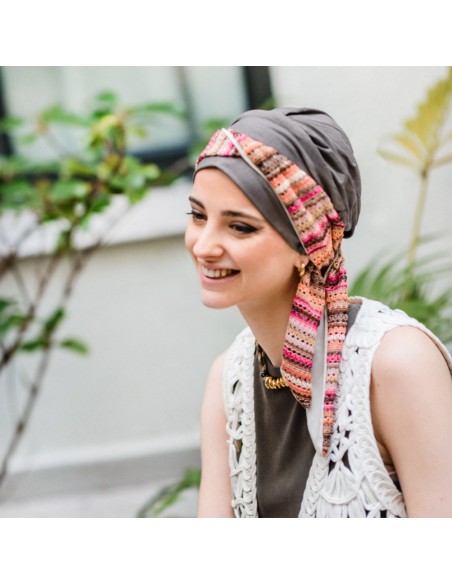 Turbante Oncológico Smooth Masala – Carebell Headwear