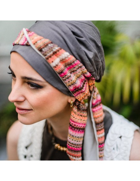 Turbante Oncológico Smooth Masala – Carebell Headwear