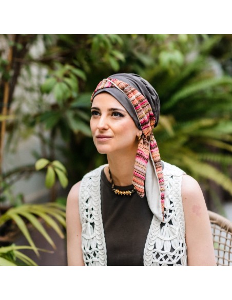 Turbante Oncológico Smooth Masala – Carebell Headwear