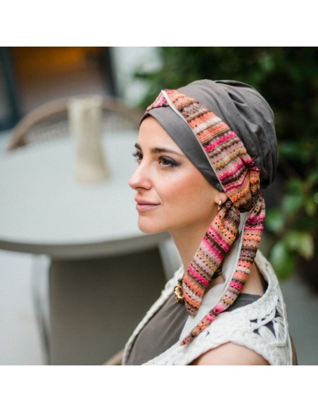 Turbante Oncológico Smooth Masala – Carebell Headwear