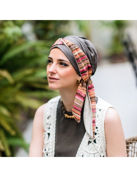 Turbante Oncológico Smooth Masala – Carebell Headwear