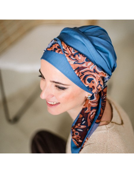 Turbante Oncológico Smooth Marrakech – Carebell Headwear
