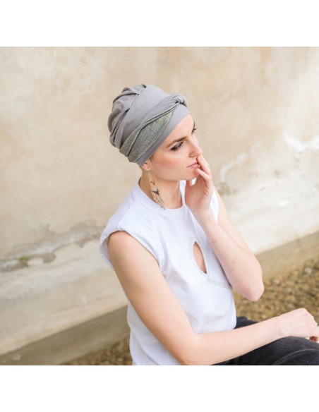 Turbante Oncológico Fancy Ibiza de Bambú – Aderans Headwear