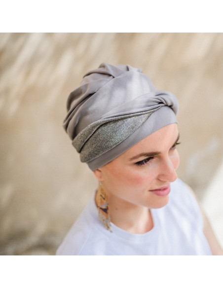 Turbante Oncológico Fancy Ibiza de Bambú – Aderans Headwear