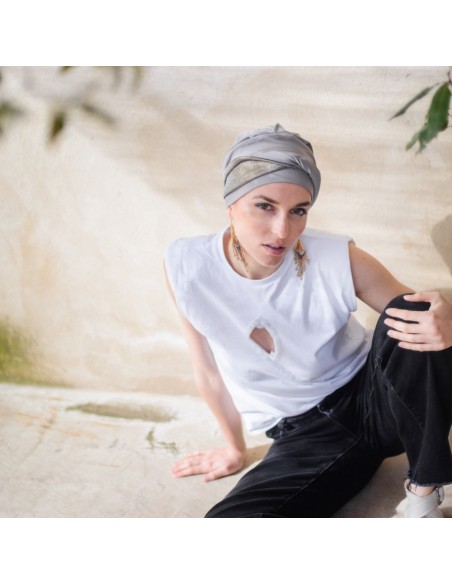 Turbante Oncológico Fancy Ibiza de Bambú – Aderans Headwear