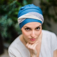 Turbante Oncológico Fancy Cadaqués de Bambú – Aderans... 2