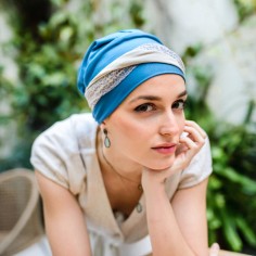 Turbante Oncológico Fancy Cadaqués de Bambú – Aderans...