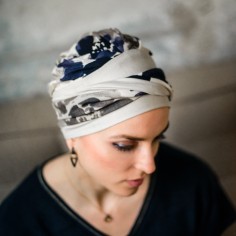 Turbante Oncológico Fancy Osaka de Bambú – Aderans Headwear