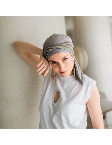 Turbante Oncológico Smart Ibiza de Bambú – Aderans Headwear
