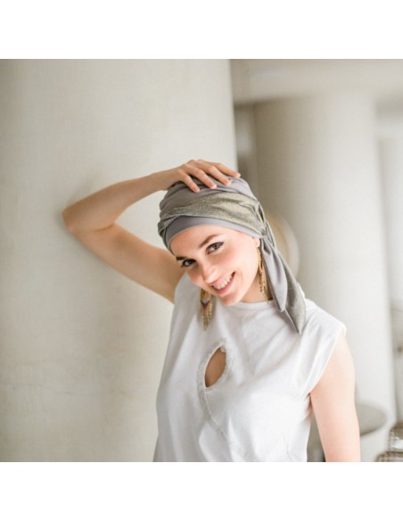 Turbante Oncológico Smart Ibiza de Bambú – Aderans Headwear