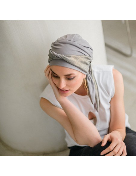 Turbante Oncológico Smart Ibiza de Bambú – Aderans Headwear