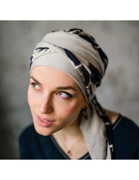 Turbante Oncológico Smart Osaka de Bambú – Aderans Headwear