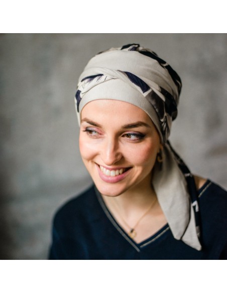 Turbante Oncológico Smart Osaka de Bambú – Aderans Headwear