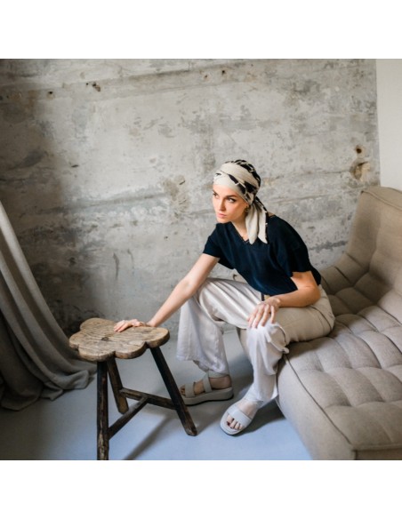 Turbante Oncológico Smart Osaka de Bambú – Aderans Headwear